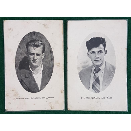 218 - [1950s republican campaign] Postcards. Seoirse MacAodhagain [George Keegan], Loch Garman. & Poll... 