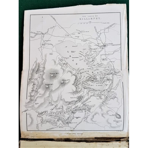 247 - Guide to Killarney and Glengariff, Dublin 1835 with numerous plates and folding map