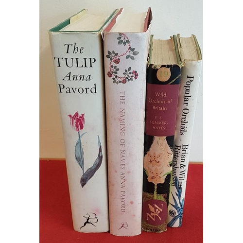 259 - Anna Pavord, 'The Naming of Names', 'The Tulip' and 2 books on orchids