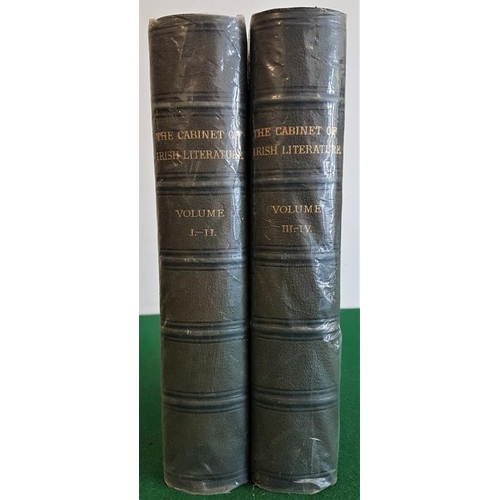 264 - The Cabinet of Irish Literature by Charles Read, 4 vols bound as 2