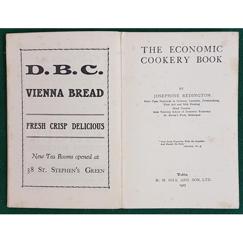 267 - [Early Irish Book]. The Economic Cookery Book. Tried Recipes Etc., suitable for all Households, Scho... 