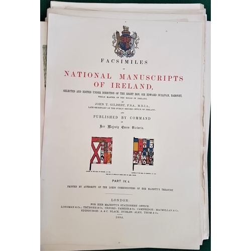 594 - Facsimiles of National Manuscripts of Ireland, c.1884