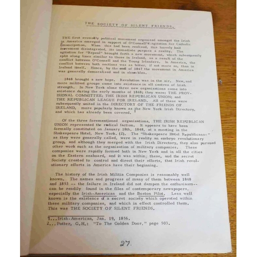 227 - Sean Daly (Fenian) Papers: Cork-man, Sean Daly took an active part in the IRA Border Campaign of the... 