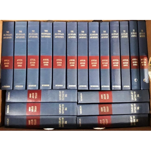 593 - All England Law Reports, Annual Review 1982-2003, 22 vols