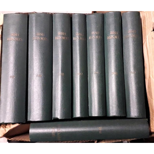 592 - Irish Law Reports 1922-2007, 131 vols, 112 cloth bound, 19 soft back