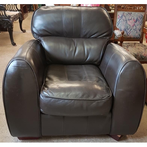 64 - Leather Club Chair