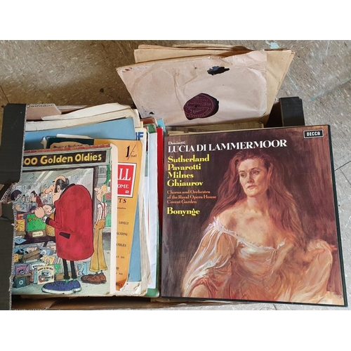 108 - Box of Irish and Other Sheet Music and Albums etc.