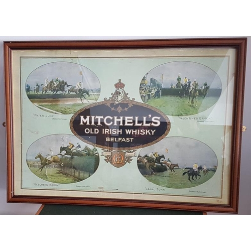 151 - 'Mitchell's Old Irish Whisky, Belfast' Framed Original Print - 32 x 22.5ins