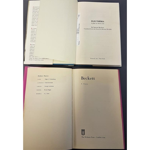 246 - Eleutheria by Samuel Beckett 1995 first edition and Beckett by A Alvarez (2)