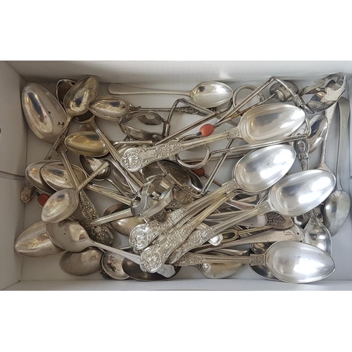 295 - Box of Various Spoons
