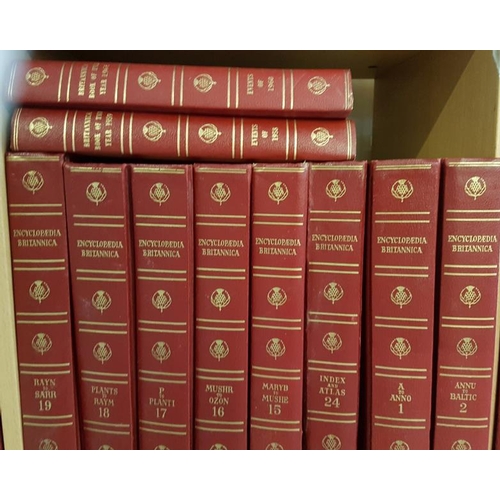 369 - 'Britannica Encyclopaedia' (29 Volumes); and 'Britannica Book of the Year' (26 Volumes)