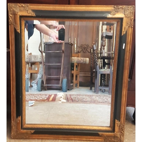 384 - Pair of Attractive Gilt Framed Mirrors with Heavy Bevelled Glass