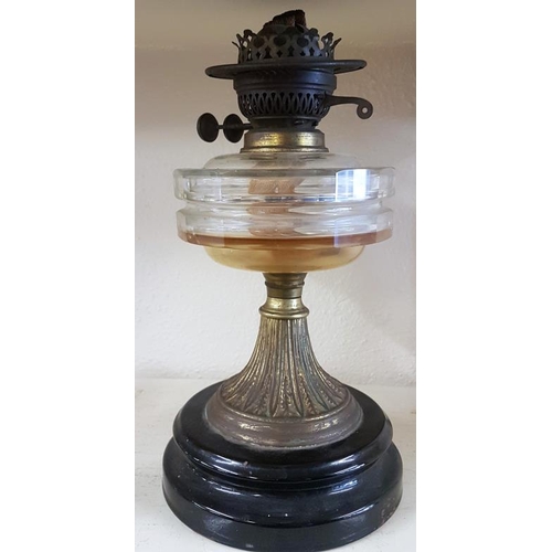 426 - Brass Scales and Oil Lamp