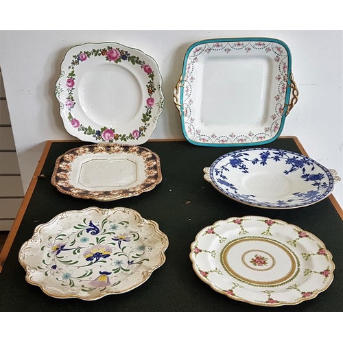 454 - Collection of Six Cabinet Plates including Minton