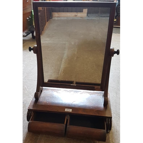 373 - Dressing Table Mirror with Two Drawers