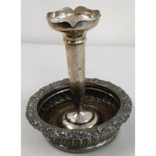224a - Wine Coaster and Silver Vase