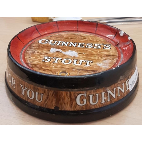 288b - Guinness Stout Barrel Pub Ashtray, by Minton Ltd