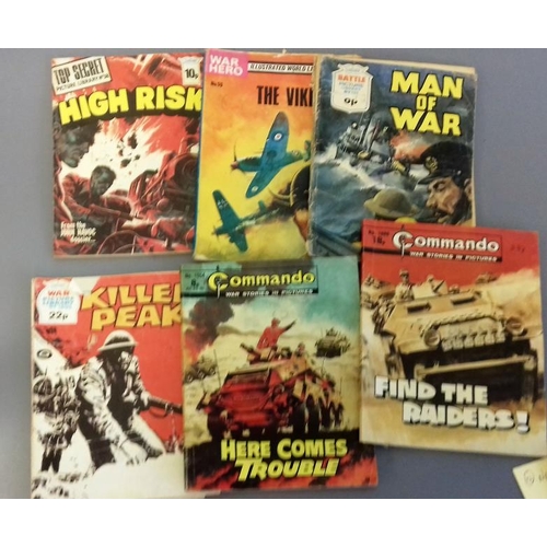 225a - Six Old War Comics