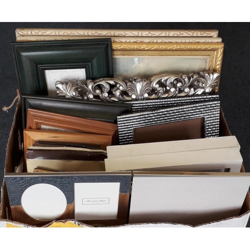 29 - Box of Frames and Photos to include Addison Ross folding frame.