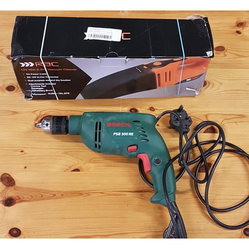 50 - Bosch Drill and a Rac 12V Vacuum Cleaner