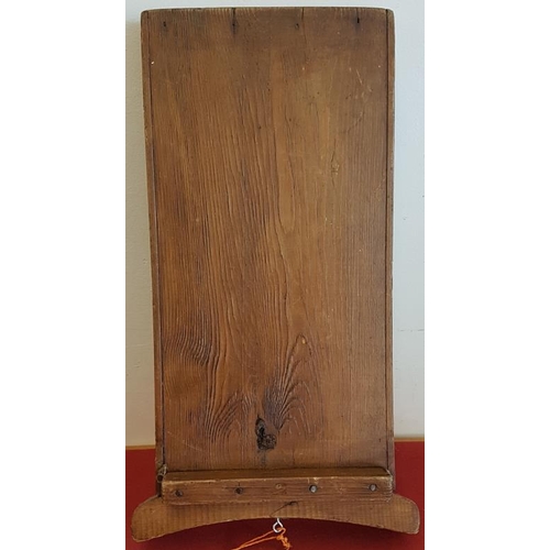 67 - Victorian Oak Wash Board - 21ins tall