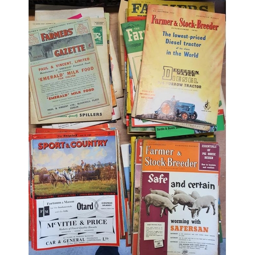 109 - Collection of Vintage Magazines - Farmer & Stock Breeder, Farmer's Gazette and Sport & Count... 