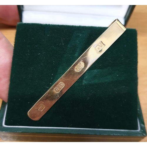156 - 9ct Gold Tie Pin, c3.8 grams, Hallmarked Birmingham