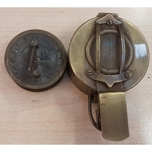 179 - Two Brass Compasses