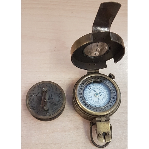 179 - Two Brass Compasses