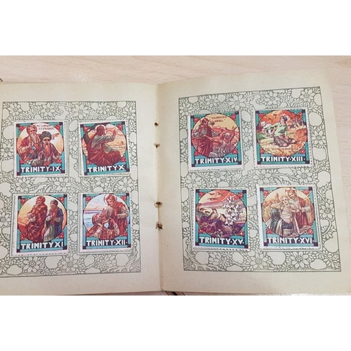 207 - Three Gospel & Sunday School Advent Stamp Albums 1928 & 1933