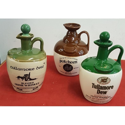 261 - Poteen Jug and Two Tullamore Dew Jugs