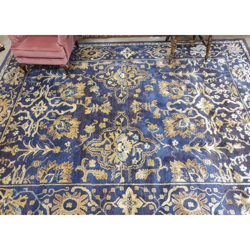 442 - Blue Carpet - 12ft x 9ft