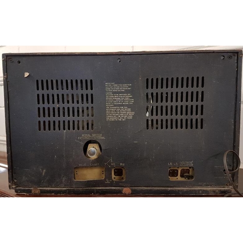 508 - Old Pye Electric Radio - c. 24 x 15ins