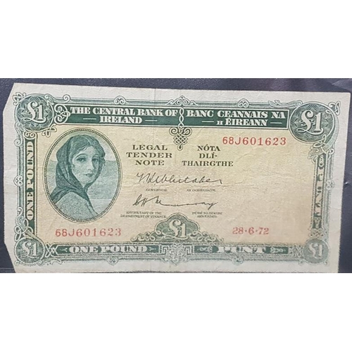 202 - Ireland, Lady Lavery £1 Bank Note, 28.6.72