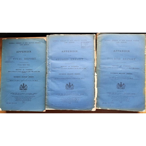 11 - Seven Volumes of 'Vice Royal Commission on Irish Railways'