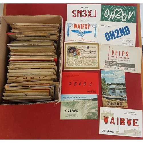 15 - Irish Long Wave Radio. Collection of postcards from around the world regarding reception of Irish ra... 