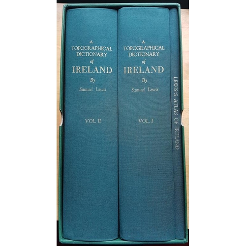 20 - Lewis’s Topographical Dictionary, Large 4to; 2 vols plus atlas vol facsimile set in box publis... 