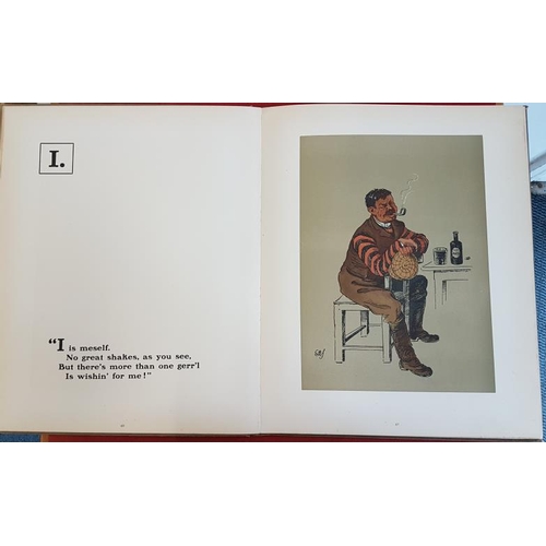 22 - Somerville and Ross 'Slipper's A B C of Hunting' 1903. 1st Edition. Folio. 20 fine colour plates.... 