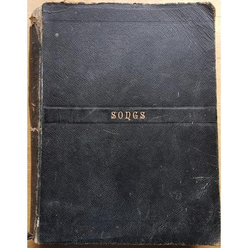 29 - Music: Bound collection of c22 folio-sized song sheets of music and words in the sixpenny popular ed... 