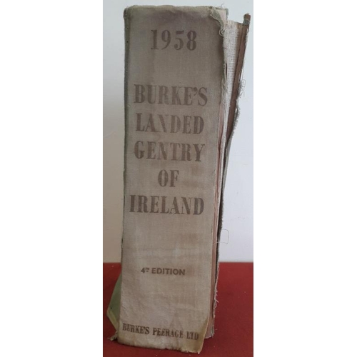 60 - Burke's Landed Gentry of Ireland - poor binding, working copy of a scarce resource