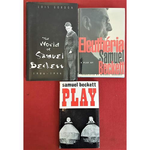 65 - Samuel Beckett 'Plays and Two Short Pieces for Radio' 1964; and 'Eleutheria' 1995, 1st US Edition by... 