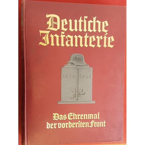 73 - 'Deutiche Infanterie' 1914-1918 - German Text, in Slip Case