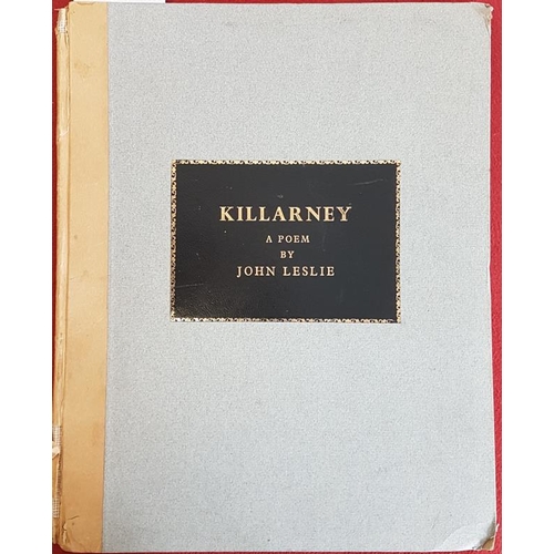 111 - John Leslie 'Killarney - A Poem'  (1772)