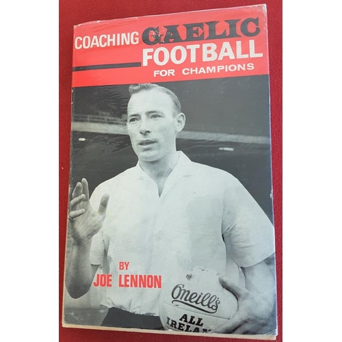 153 - Joe Lennon 'Coaching Gaelic Football for Champions' 1964. 1st Edition. Illustrated