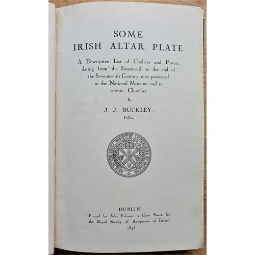 177 - Buckley, J. J. 'Irish Altar Plate' (1)