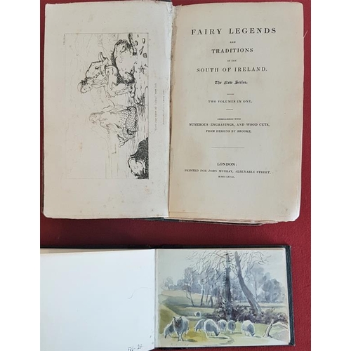 184 - T. Crofton Croker 'Fairy Legends and Traditions of the South of Ireland' 1828. Two Volumes in One. I... 