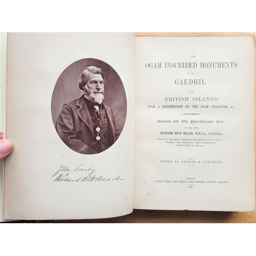 189 - Richard Brash 'The Ogam Inscribed Monuments of the Gaedhil in the British Islands' - London 1879... 