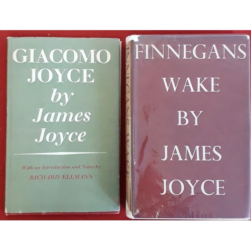 192 - James Joyce 'Giacomo Joyce' 1968; and James Joyce 'Finnegan's Wake' 2nd Edition in scarce dust jacke... 