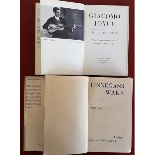 192 - James Joyce 'Giacomo Joyce' 1968; and James Joyce 'Finnegan's Wake' 2nd Edition in scarce dust jacke... 