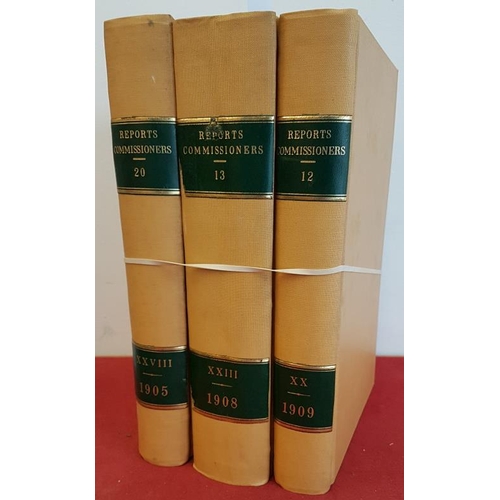 202 - Reports of The Commissioners, 3 vols., Irish Forestry Land Acts, National Education etc. Vol 28 1905... 